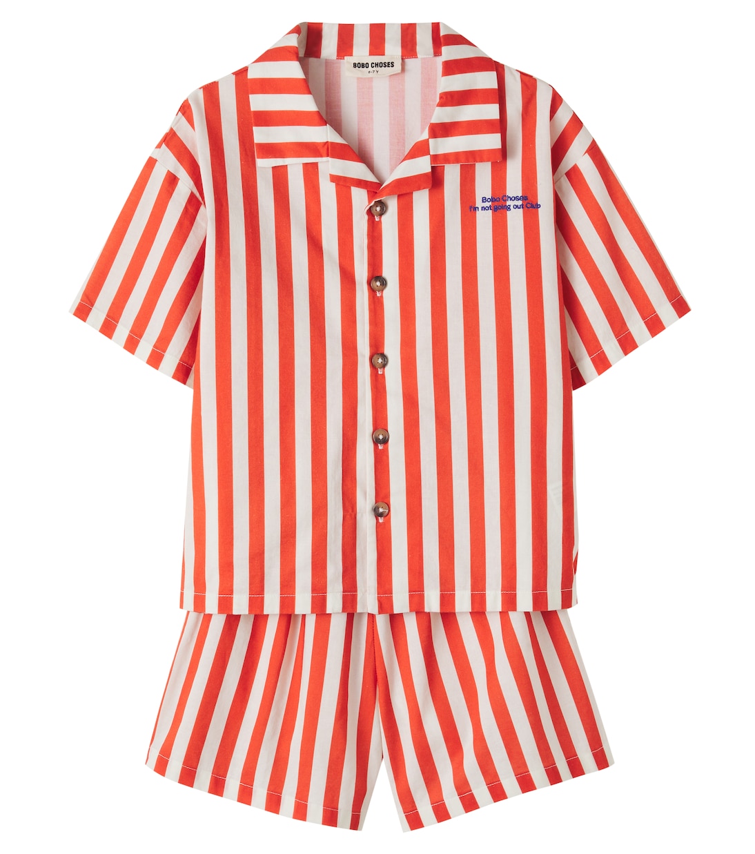 Bold Stripe cotton pajamas | Bobo Choses