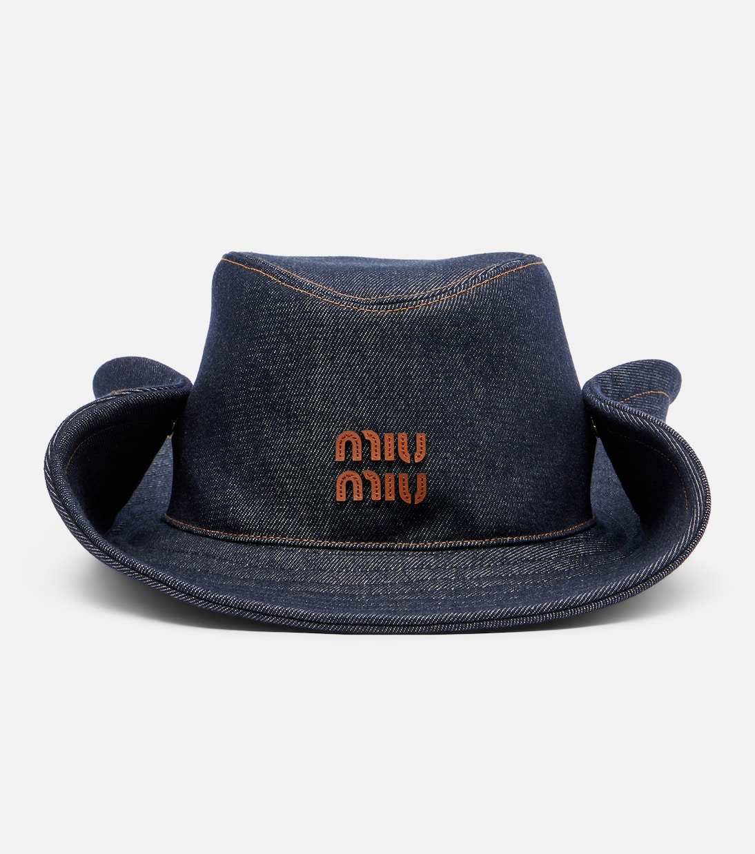 Cappello da cowboy in denim | Miu Miu