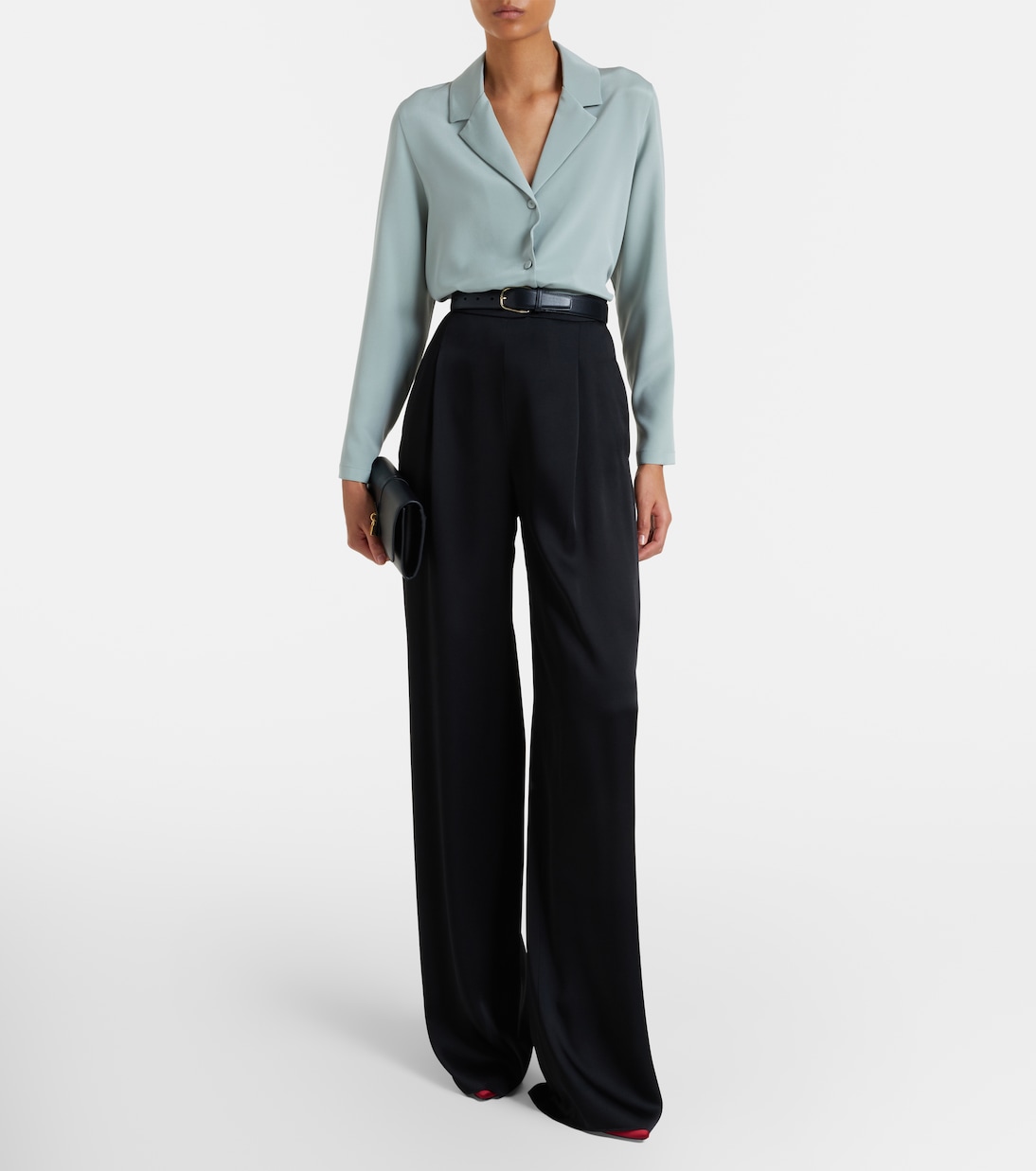 Weite Hose aus Crêpe | Max Mara