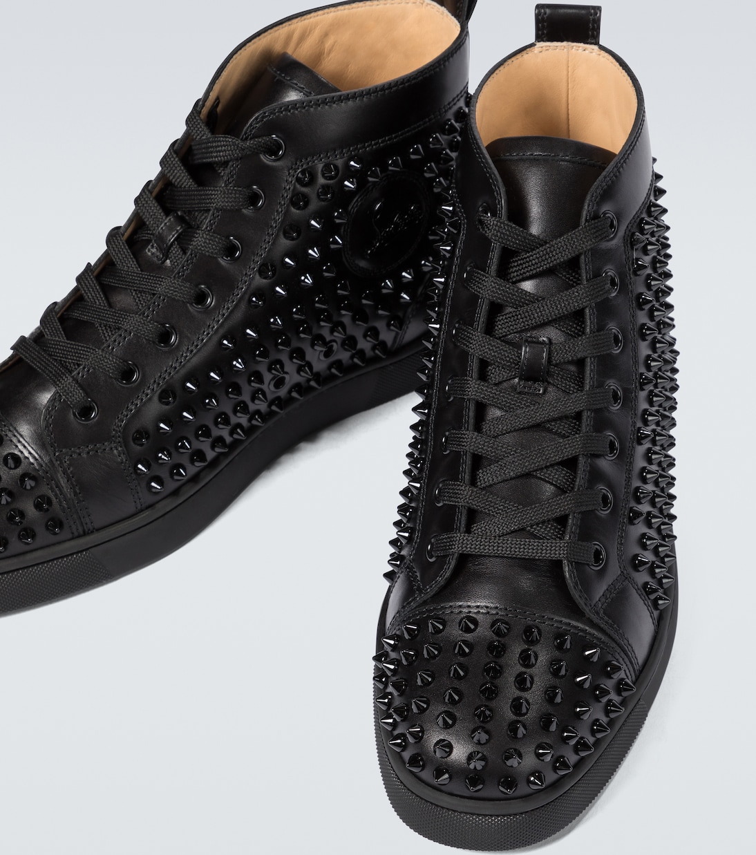 High-Top Sneakers Louis Spikes aus Leder | Christian Louboutin