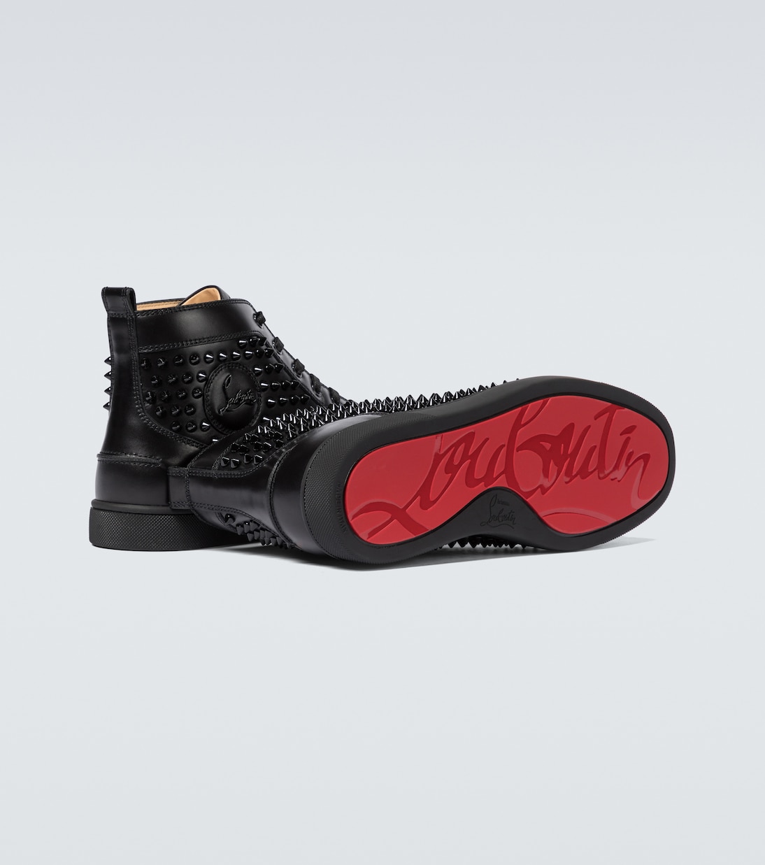 High-Top Sneakers Louis Spikes aus Leder | Christian Louboutin
