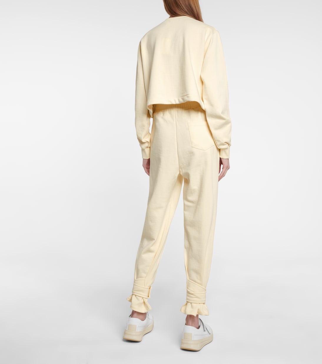 Cropped Sweatshirt aus Baumwolle | The Frankie Shop