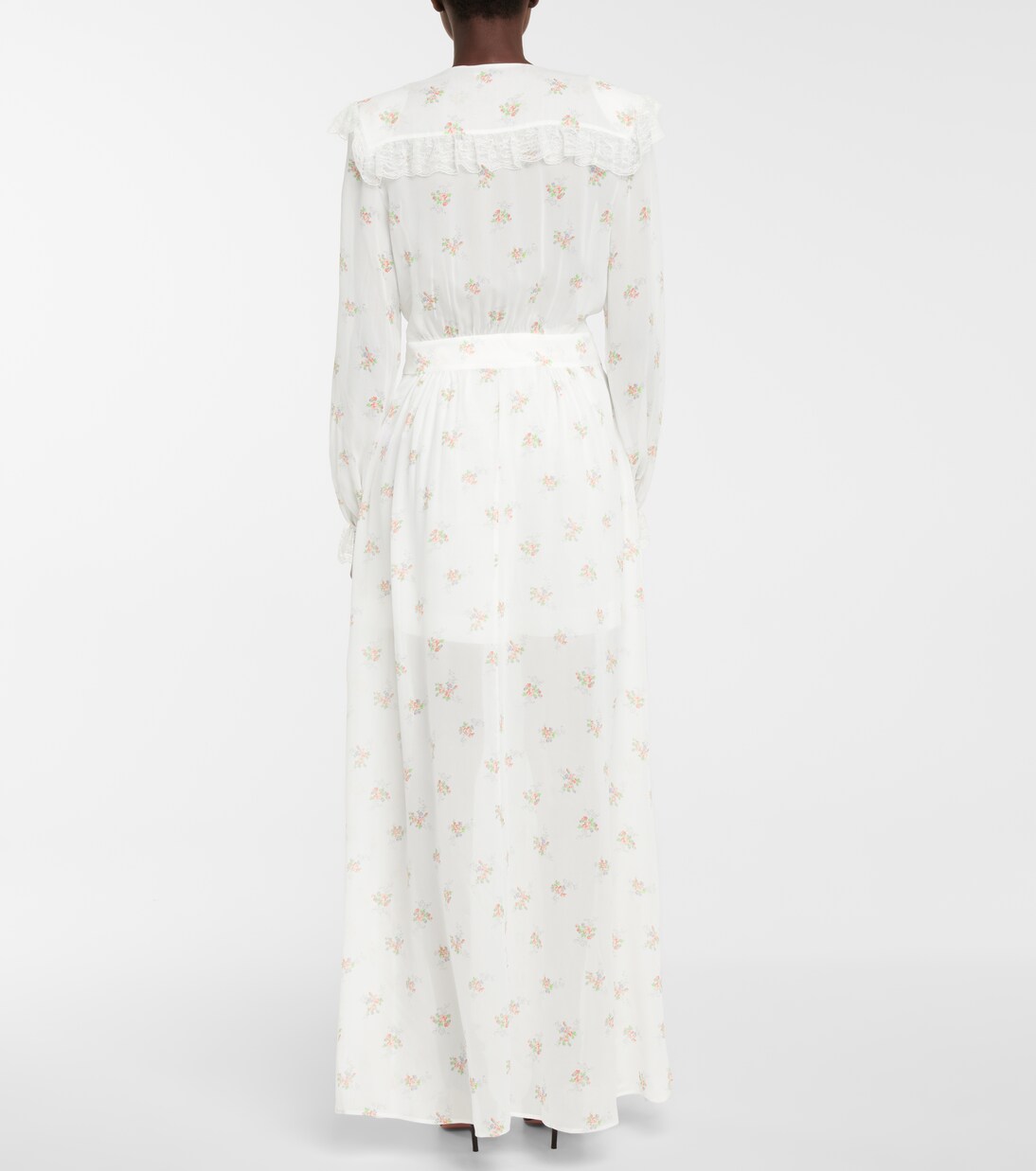 Robe longue à fleurs | Alessandra Rich