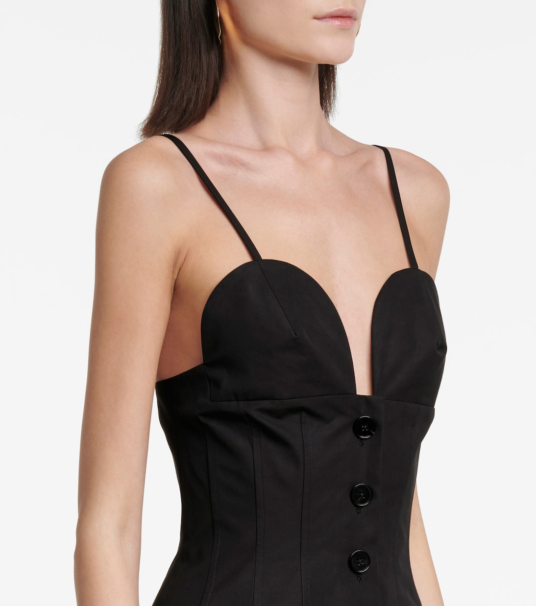 Robe midi en coton | Jil Sander