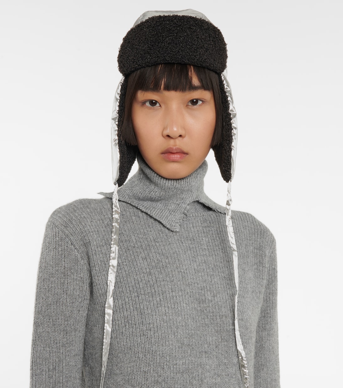 Bibiana metallic leather hat | Maison Michel