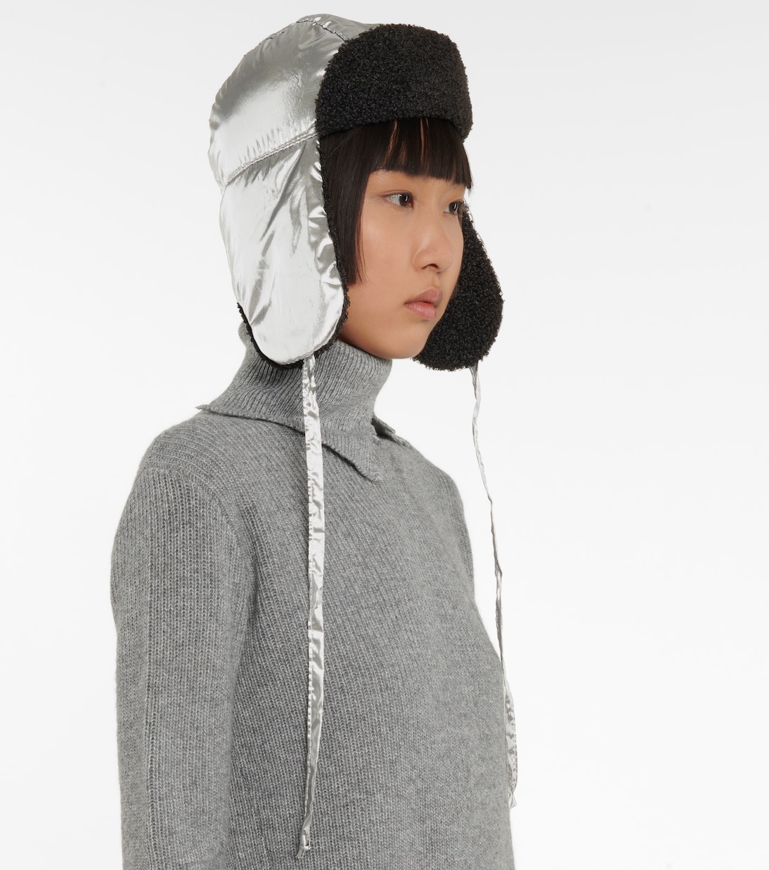 Bibiana metallic leather hat | Maison Michel