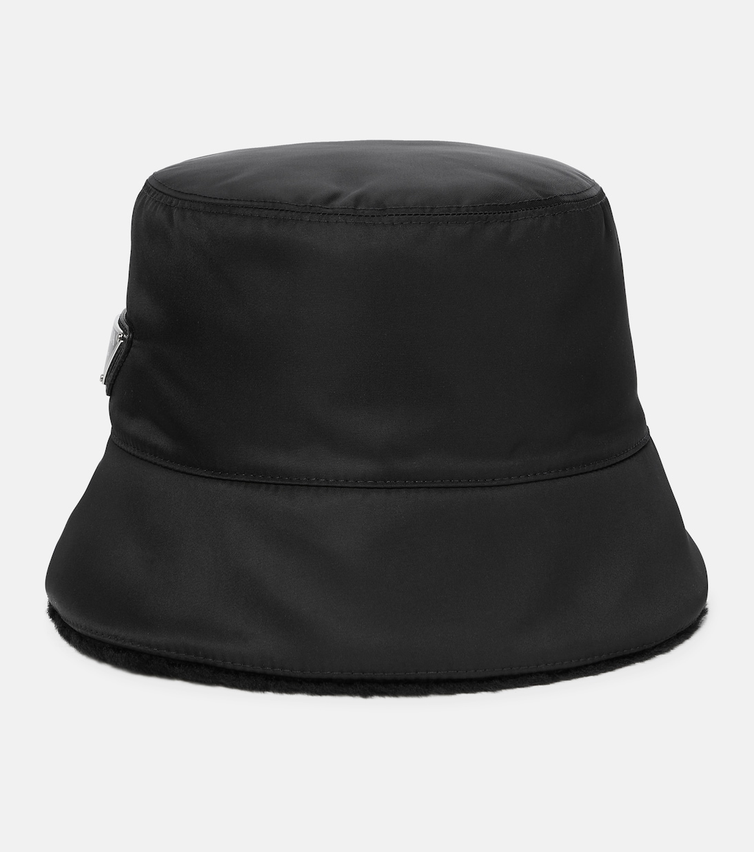 Re-Nylon shearling-lined bucket hat | Prada