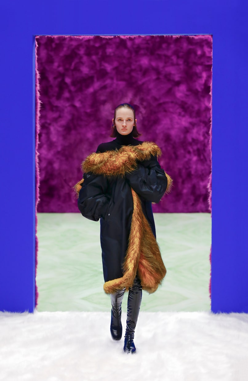 Platform over-the-knee boots | Prada