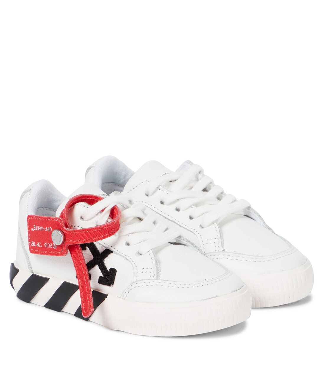 Low Vulcanized leather sneakers | Off-White Kids