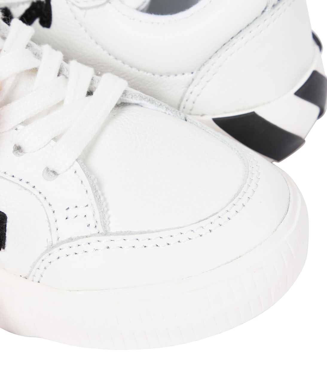 Low Vulcanized leather sneakers | Off-White Kids
