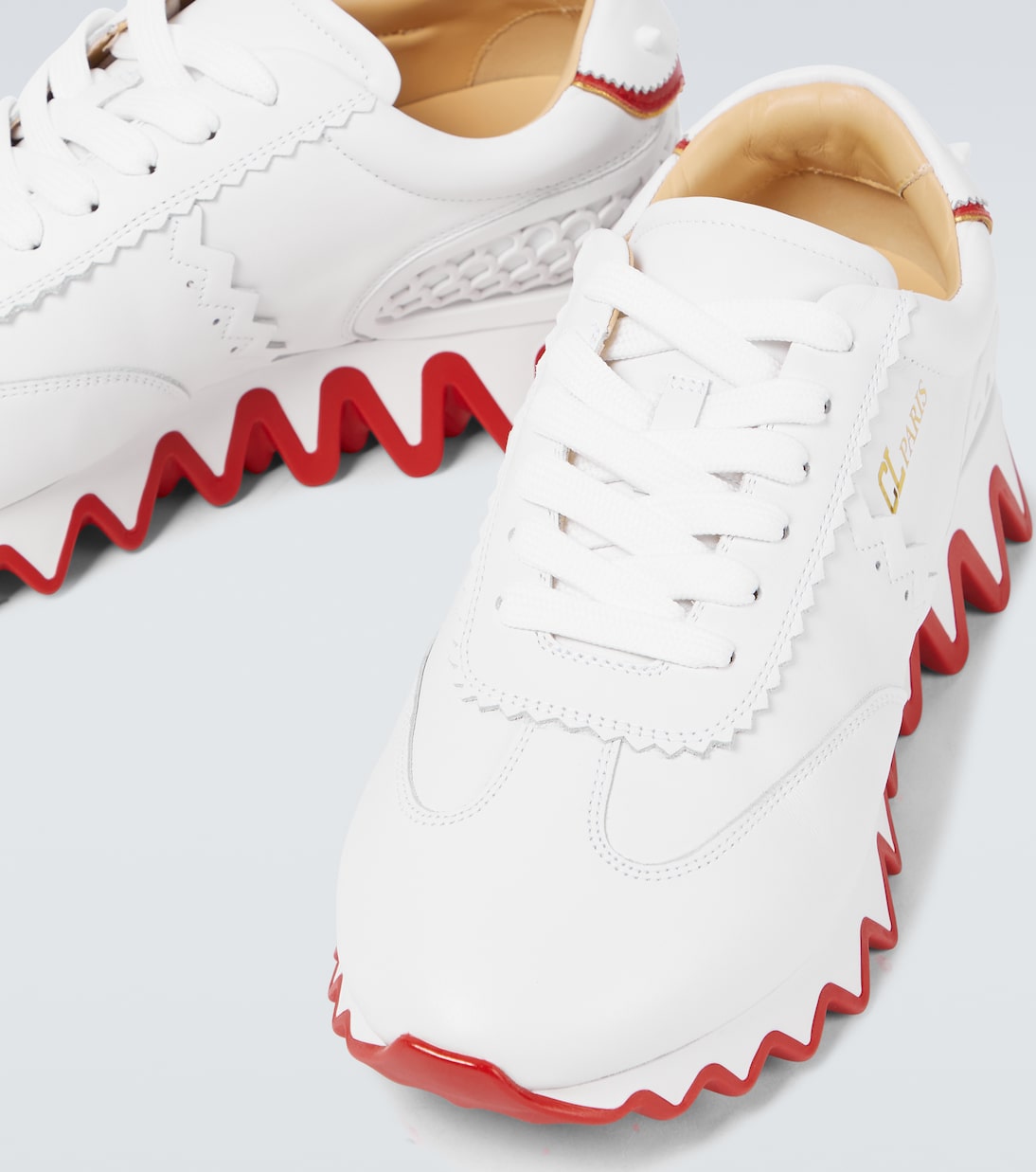 Loubishark leather sneakers | Christian Louboutin