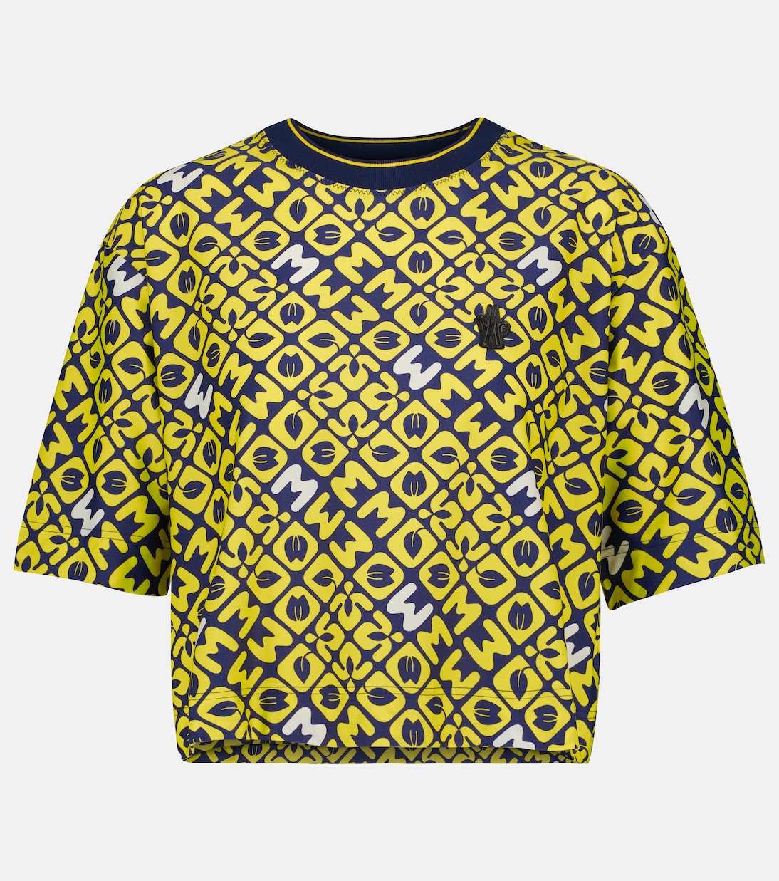 Printed cropped T-shirt | Moncler Grenoble