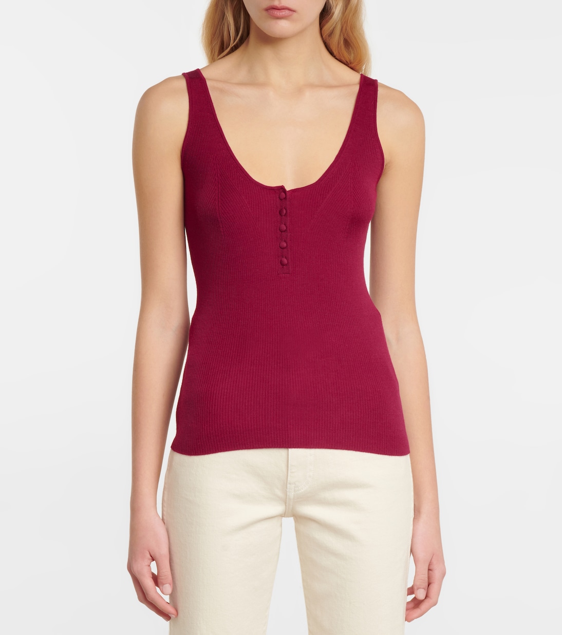 Top Daphne en laine et cachemire | Altuzarra