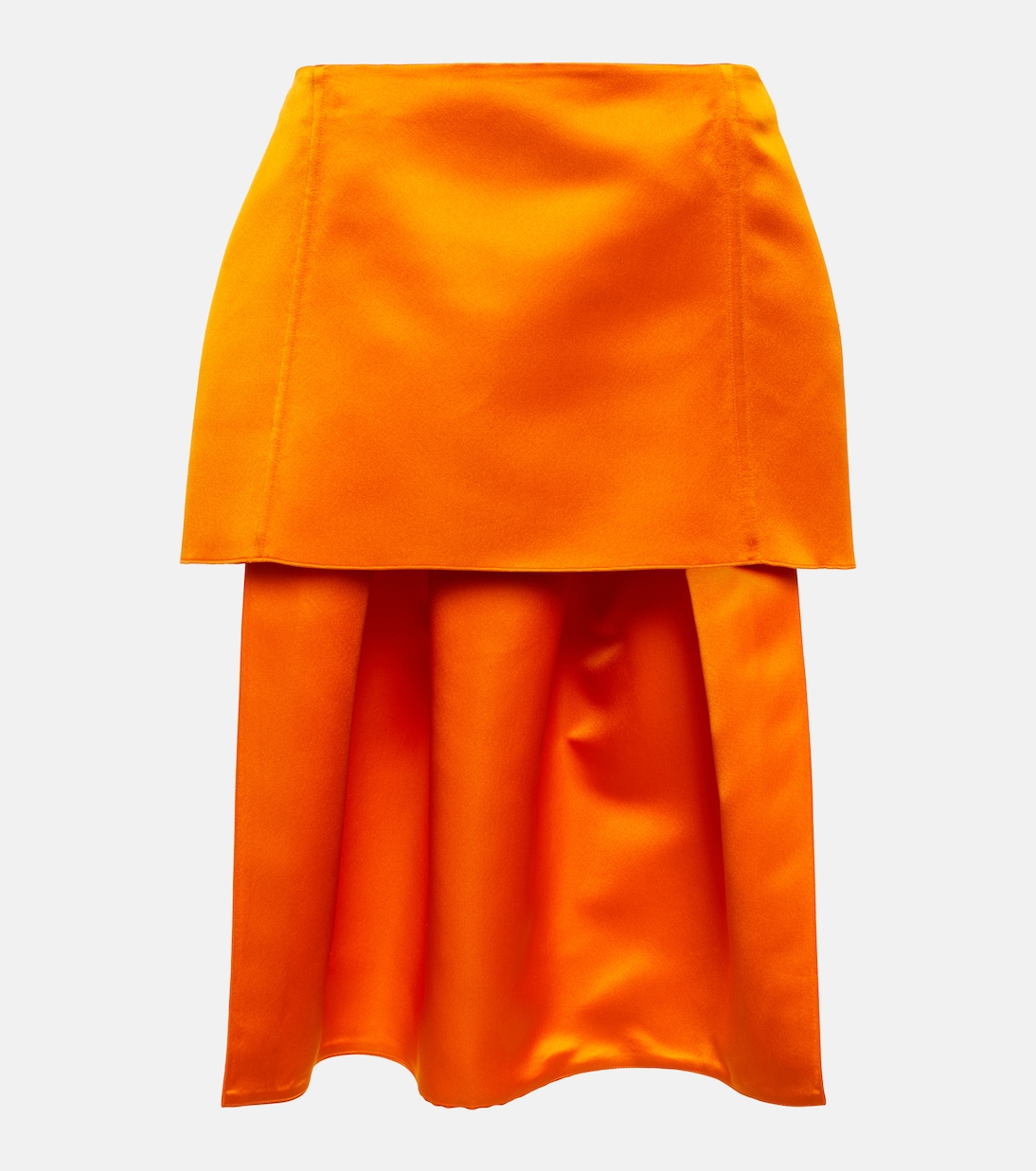 Minirock aus Seidensatin | Prada