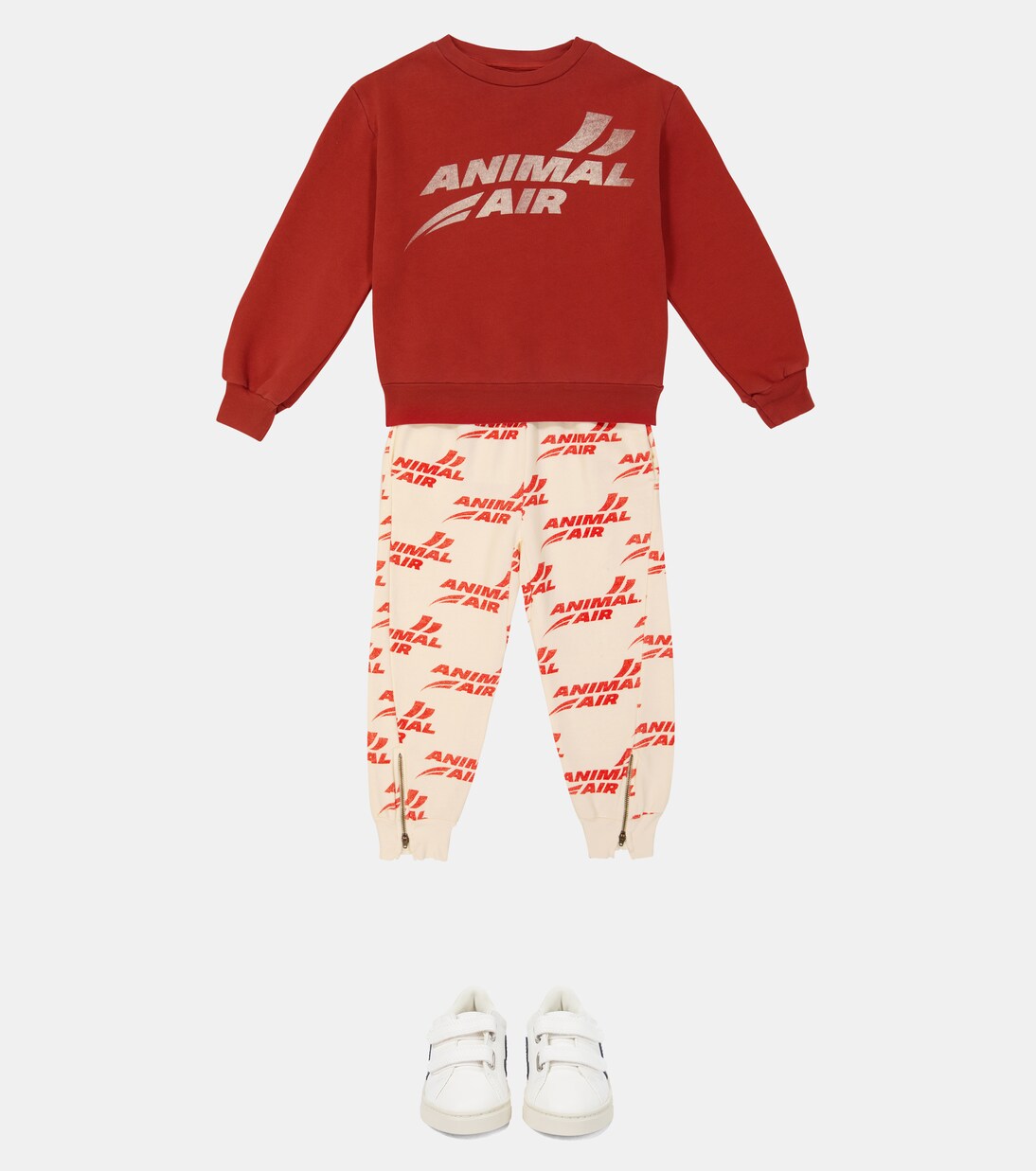 Panther printed cotton sweatpants | The Animals Observatory