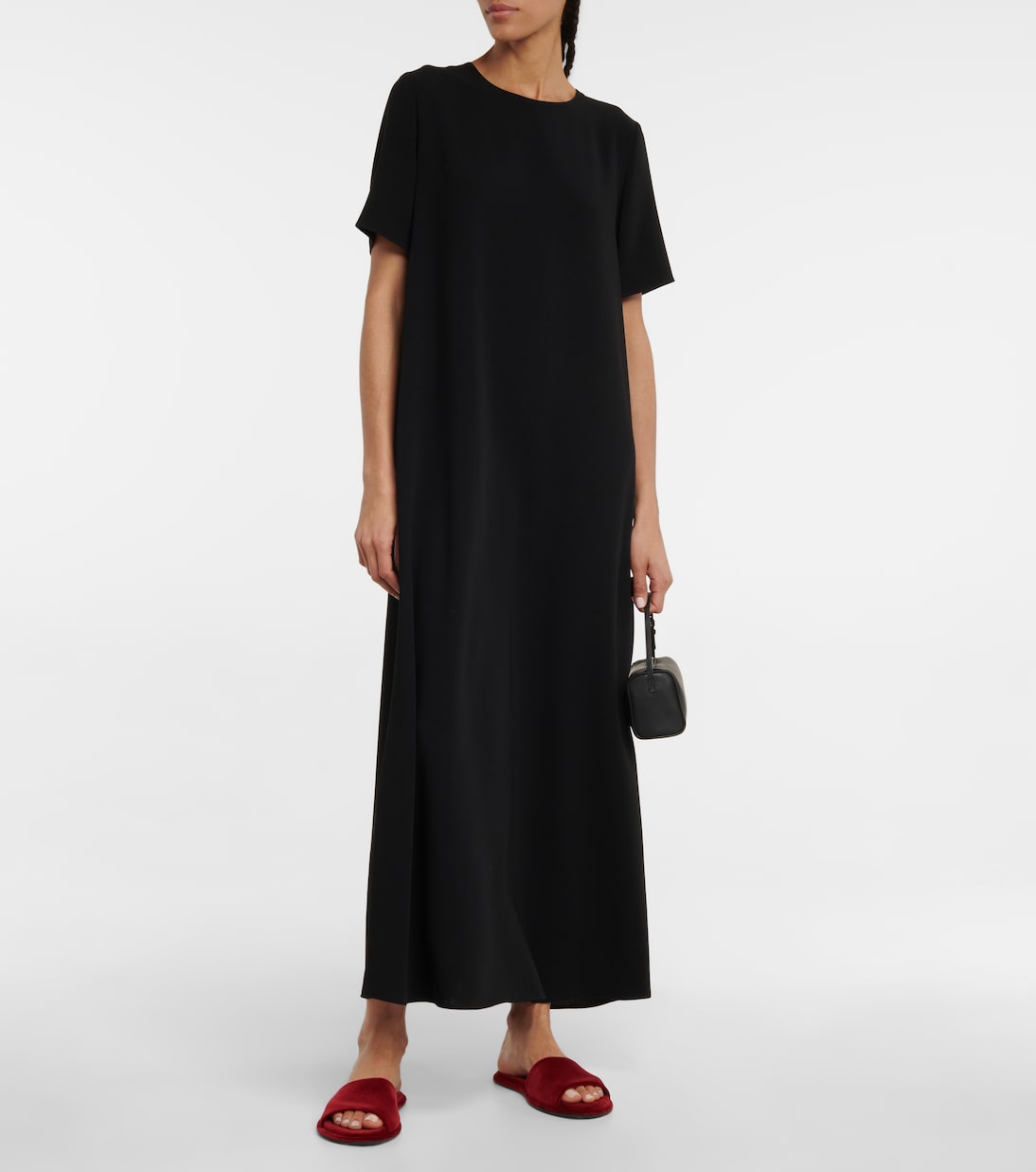 Pantoletten Canal aus Samt | The Row