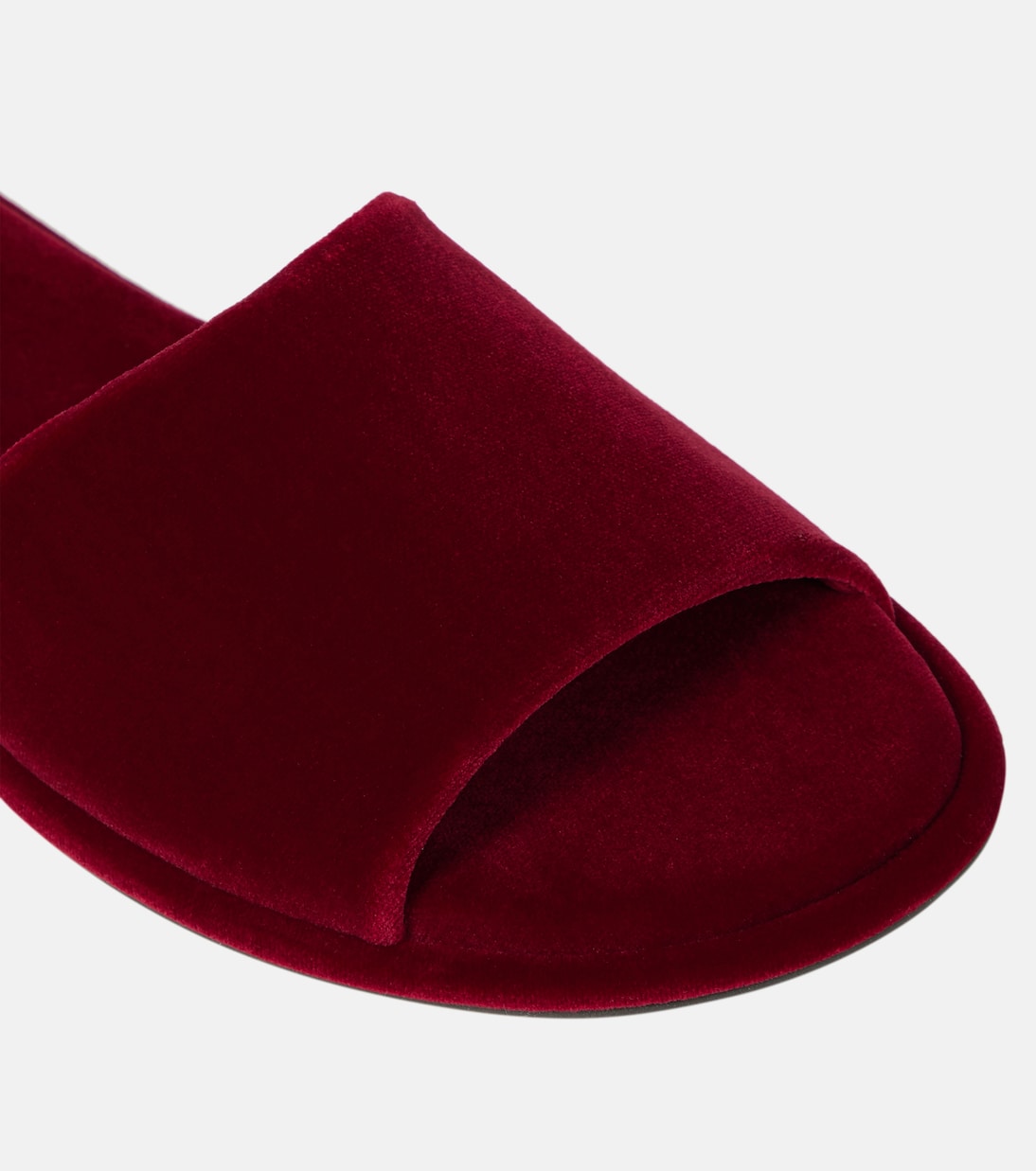 Pantoletten Canal aus Samt | The Row