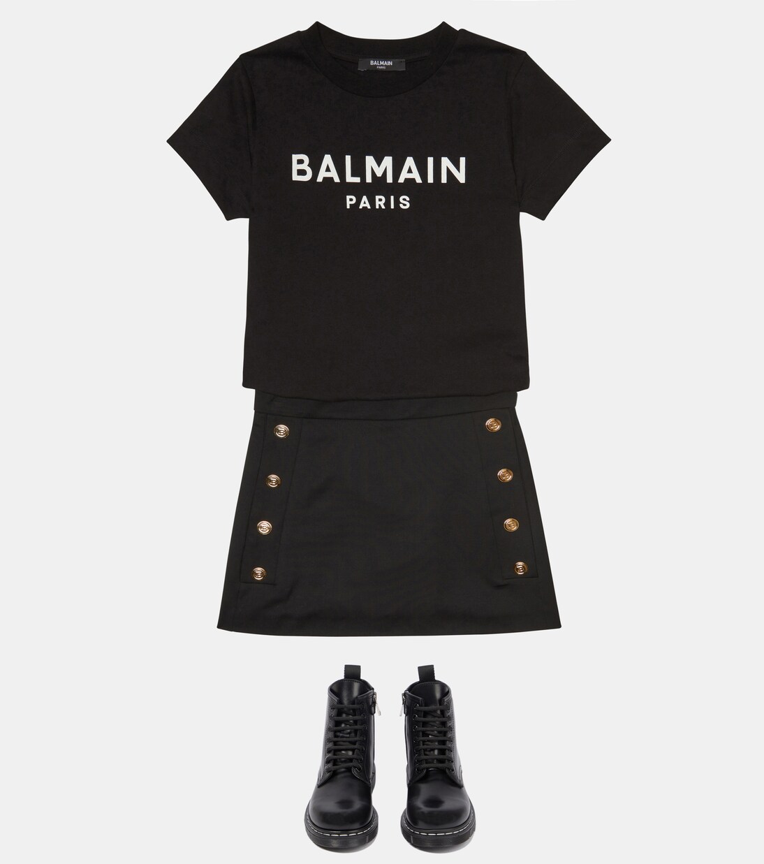 Jupe en laine vierge | Balmain Kids