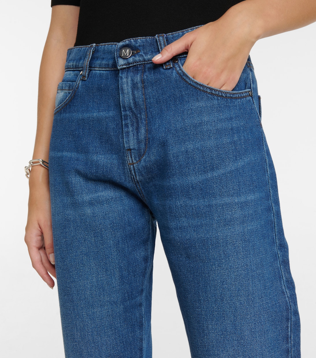 Zena high-rise straight jeans | Max Mara