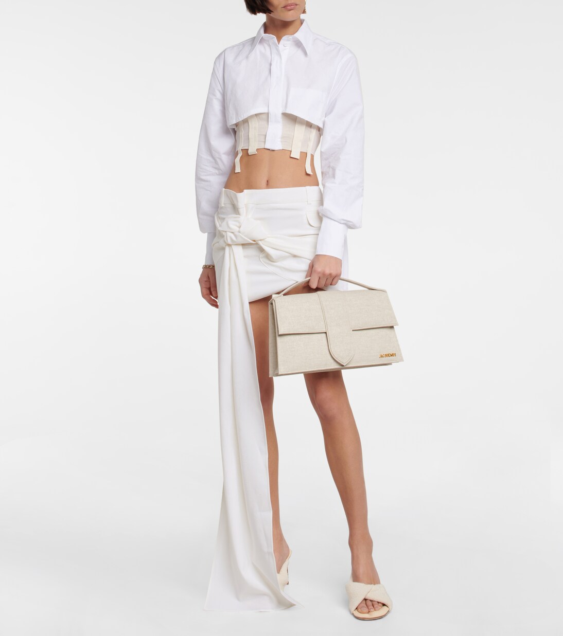 Le Bambino canvas shoulder bag | Jacquemus