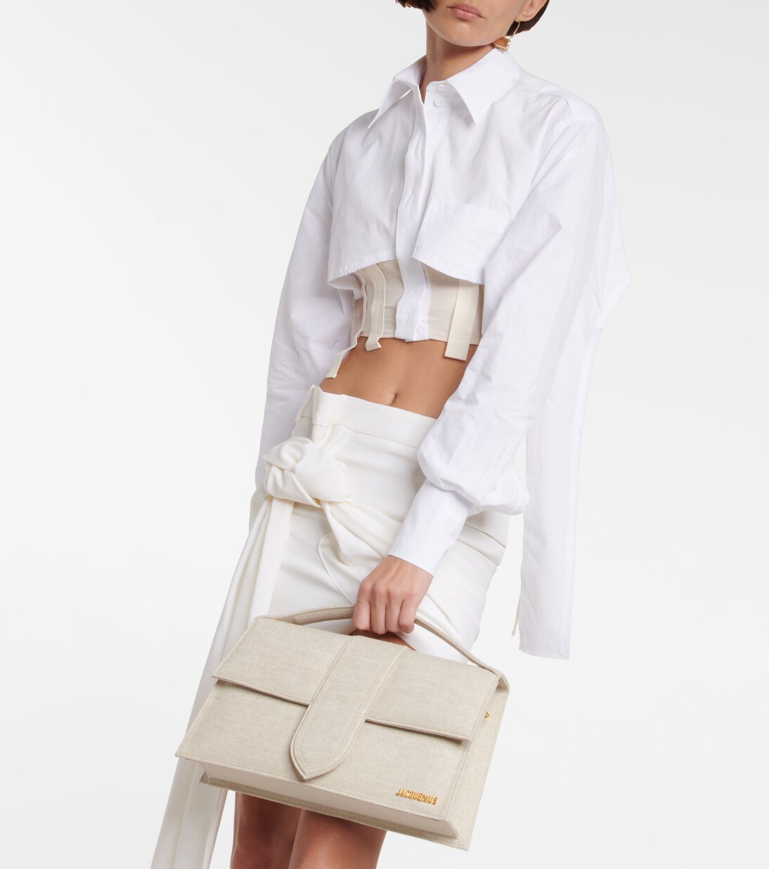 Le Bambino canvas shoulder bag | Jacquemus