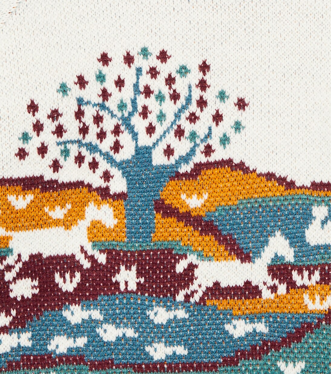 Jacquard wool-blend sweater | Louise Misha