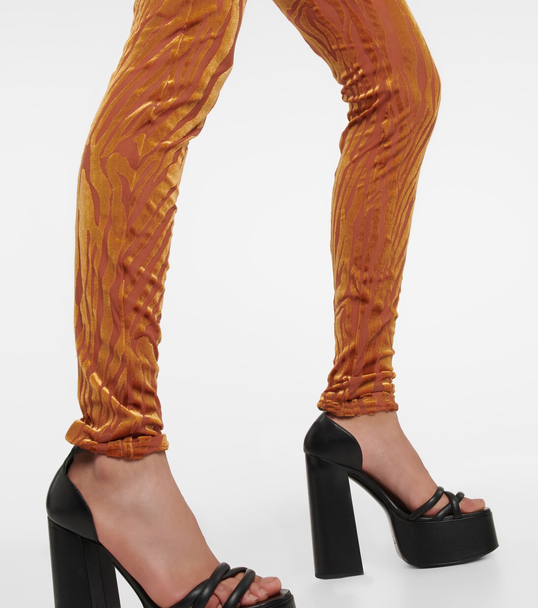 Benton devoré zebra-print catsuit | Alex Perry