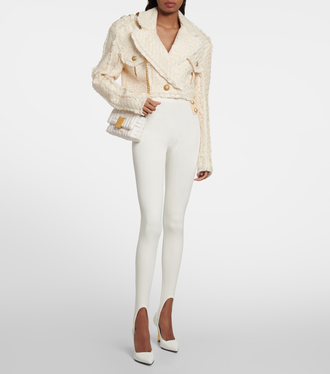 Legging fuseau à taille haute | Balmain