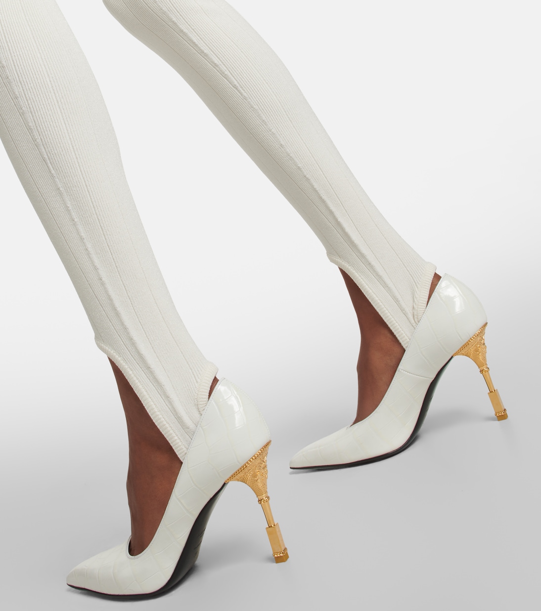 Legging fuseau à taille haute | Balmain