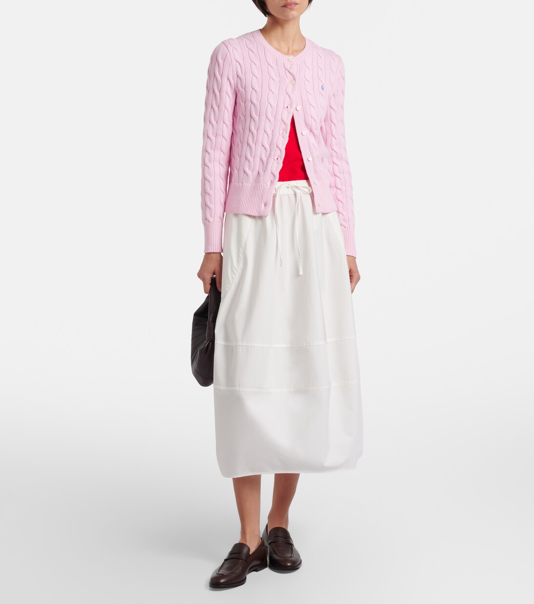 Cable-knit cotton cardigan | Polo Ralph Lauren