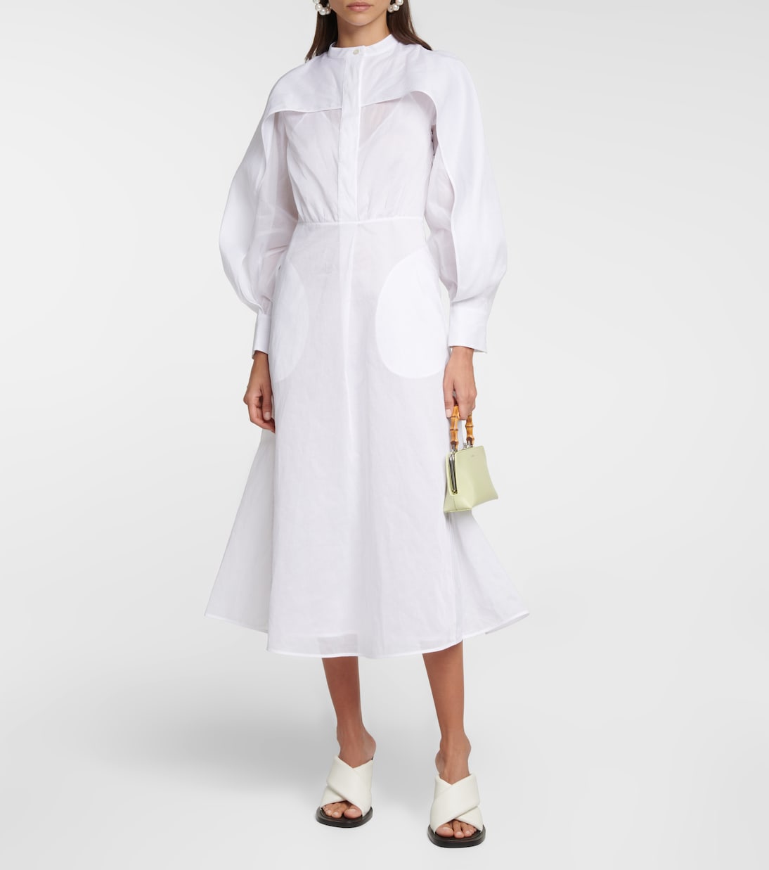 Cotton shirt dress | Jil Sander