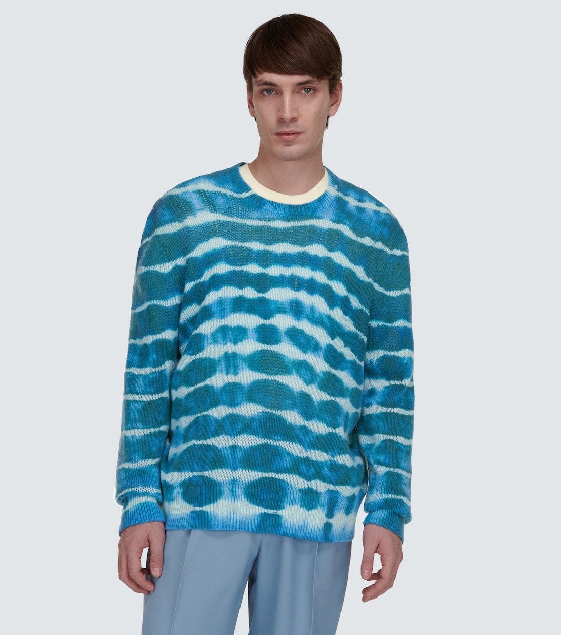 Pullover in lana e cashmere tie-dye | Amiri