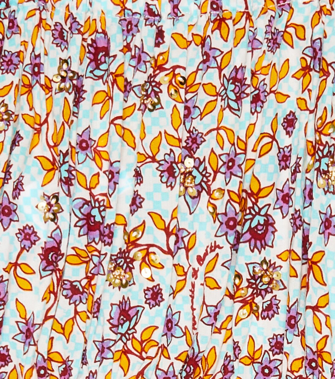 Donna floral off-shoulder top | Poupette St Barth Kids