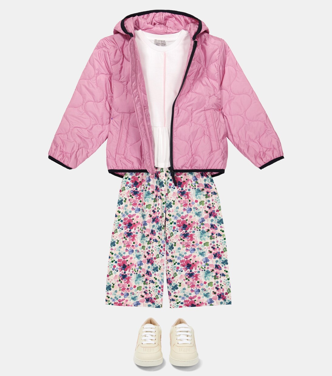 Cotton jersey peplum top | Il Gufo