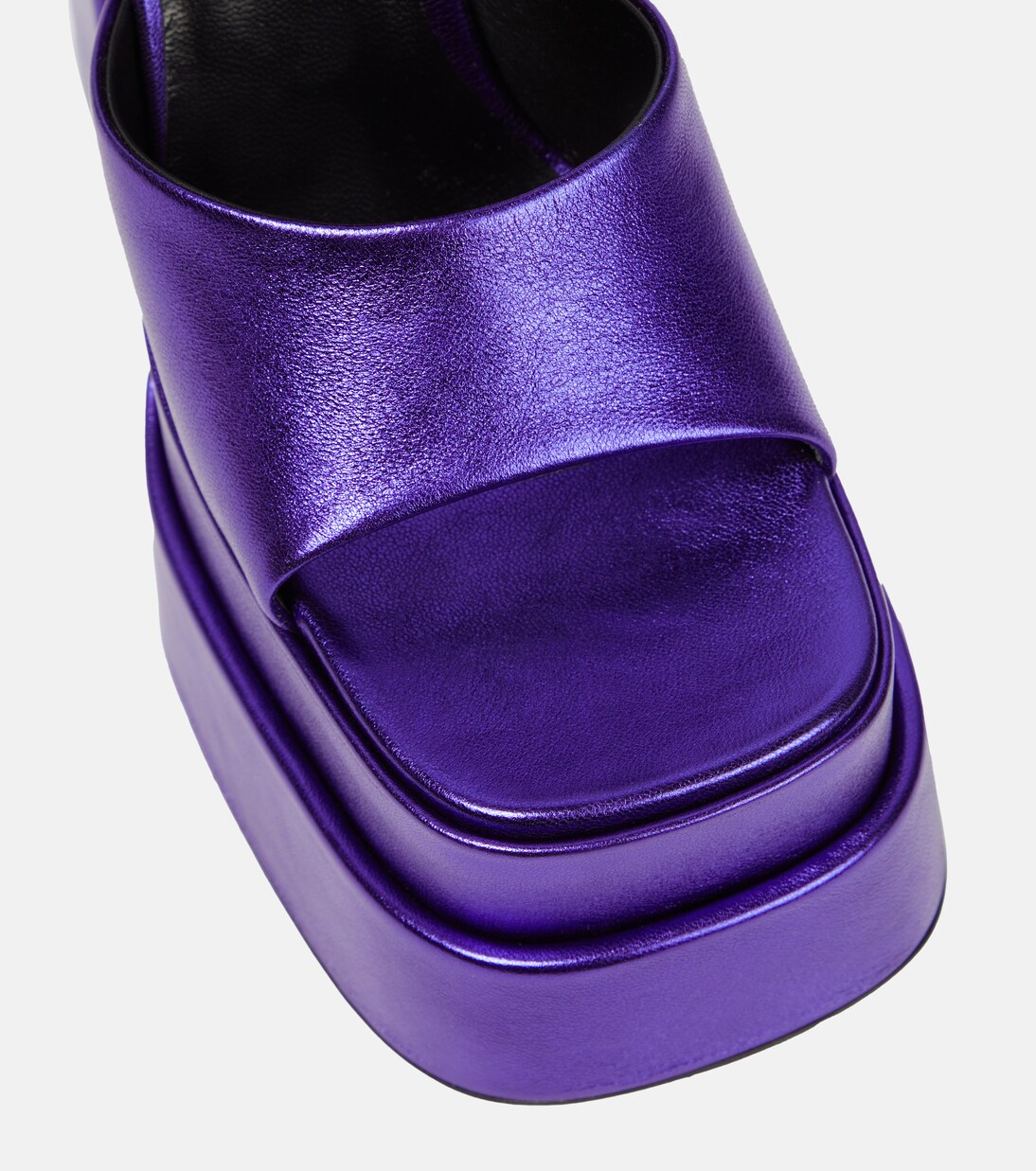 Plateausandalen Medusa Aevitas aus Leder | Versace