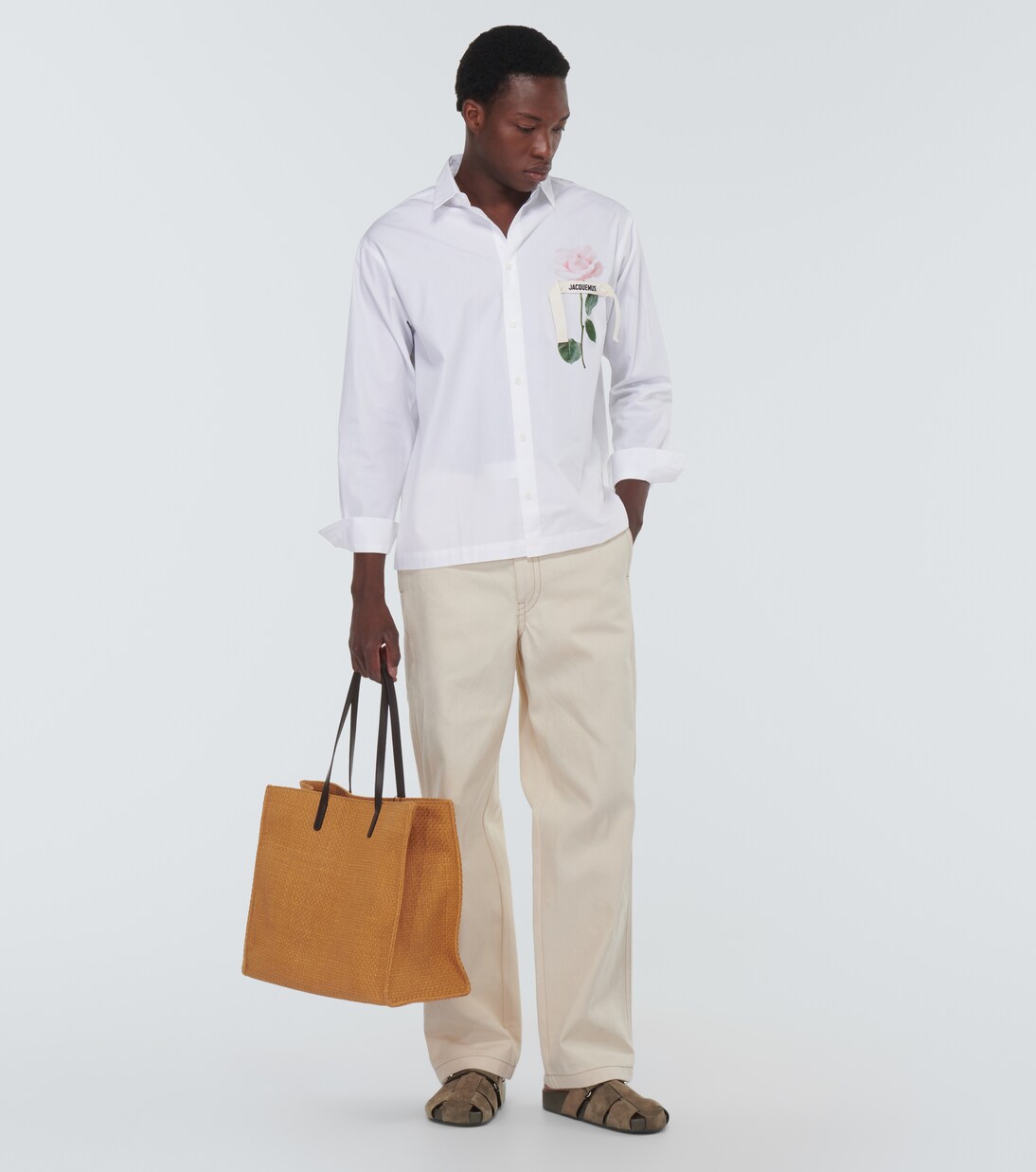 Verzierte Slippers aus Veloursleder | Christian Louboutin