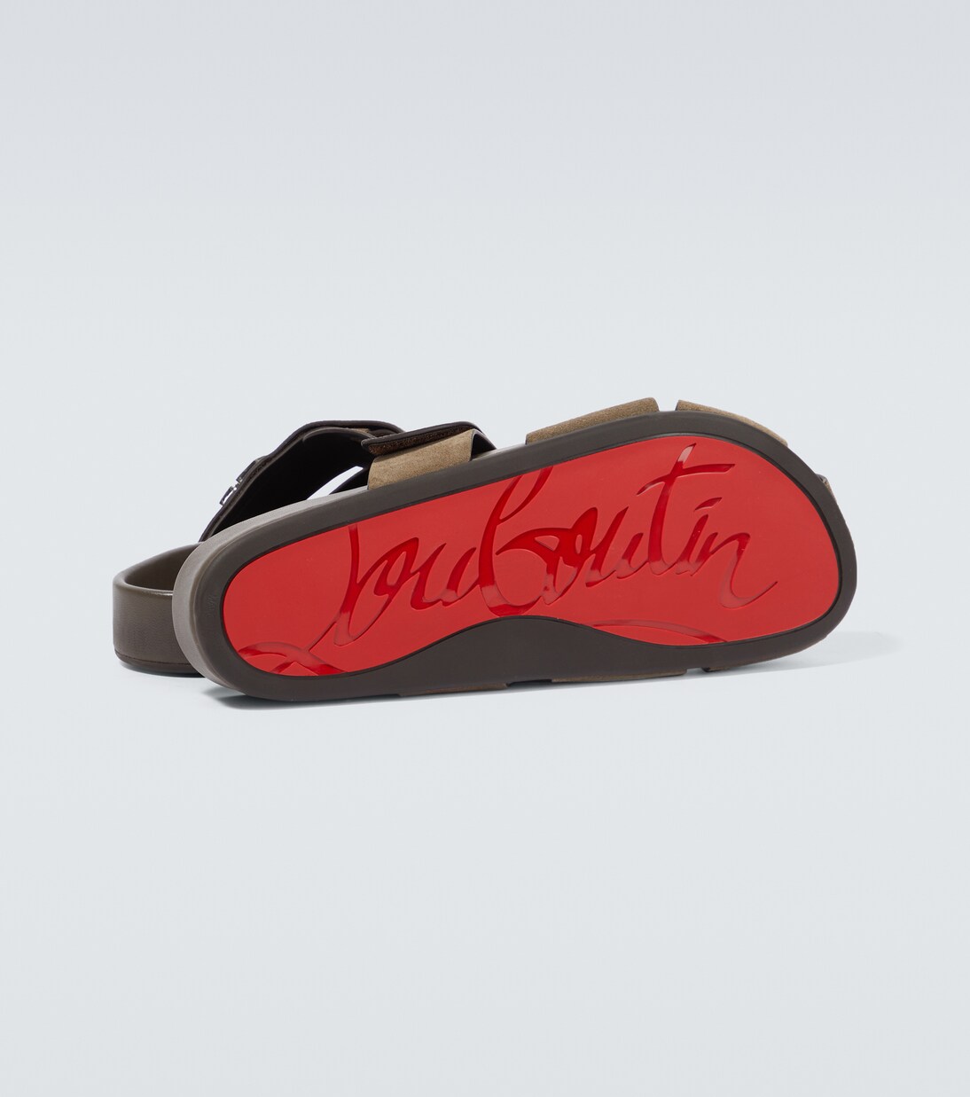 Verzierte Slippers aus Veloursleder | Christian Louboutin
