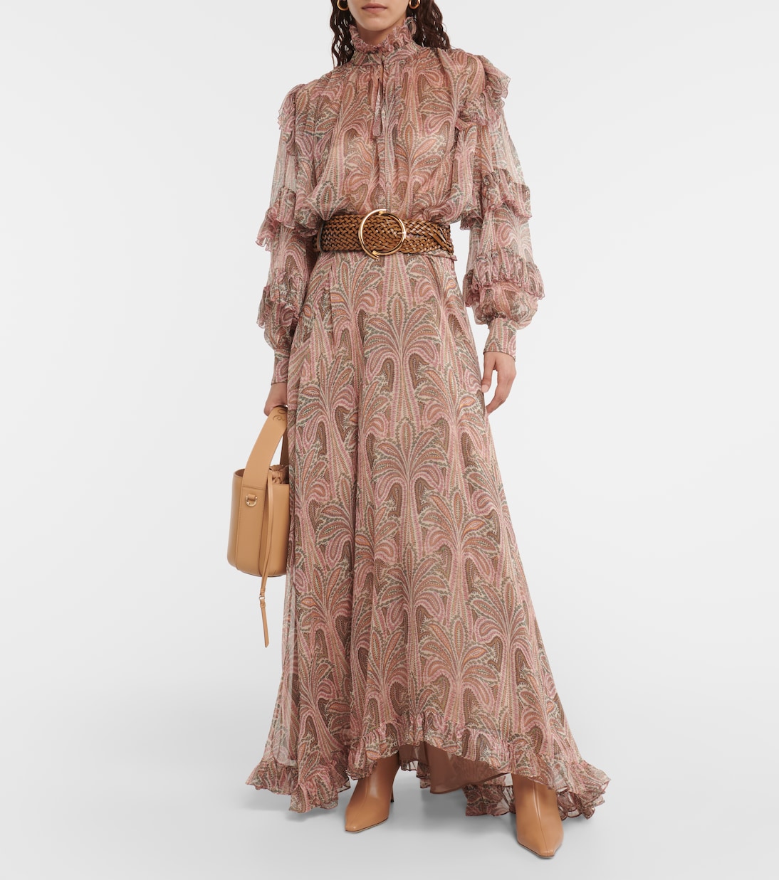 Agathe 85 leather knee-high boots | Jimmy Choo