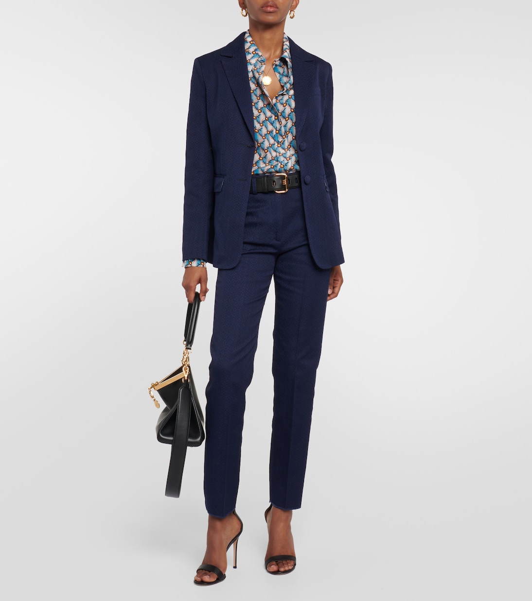 High-Rise-Hose aus Baumwolle | Etro