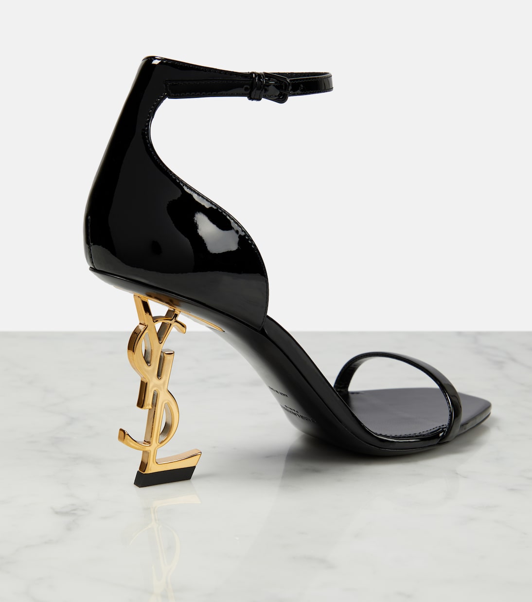 Opyum 85 patent leather sandals | Saint Laurent