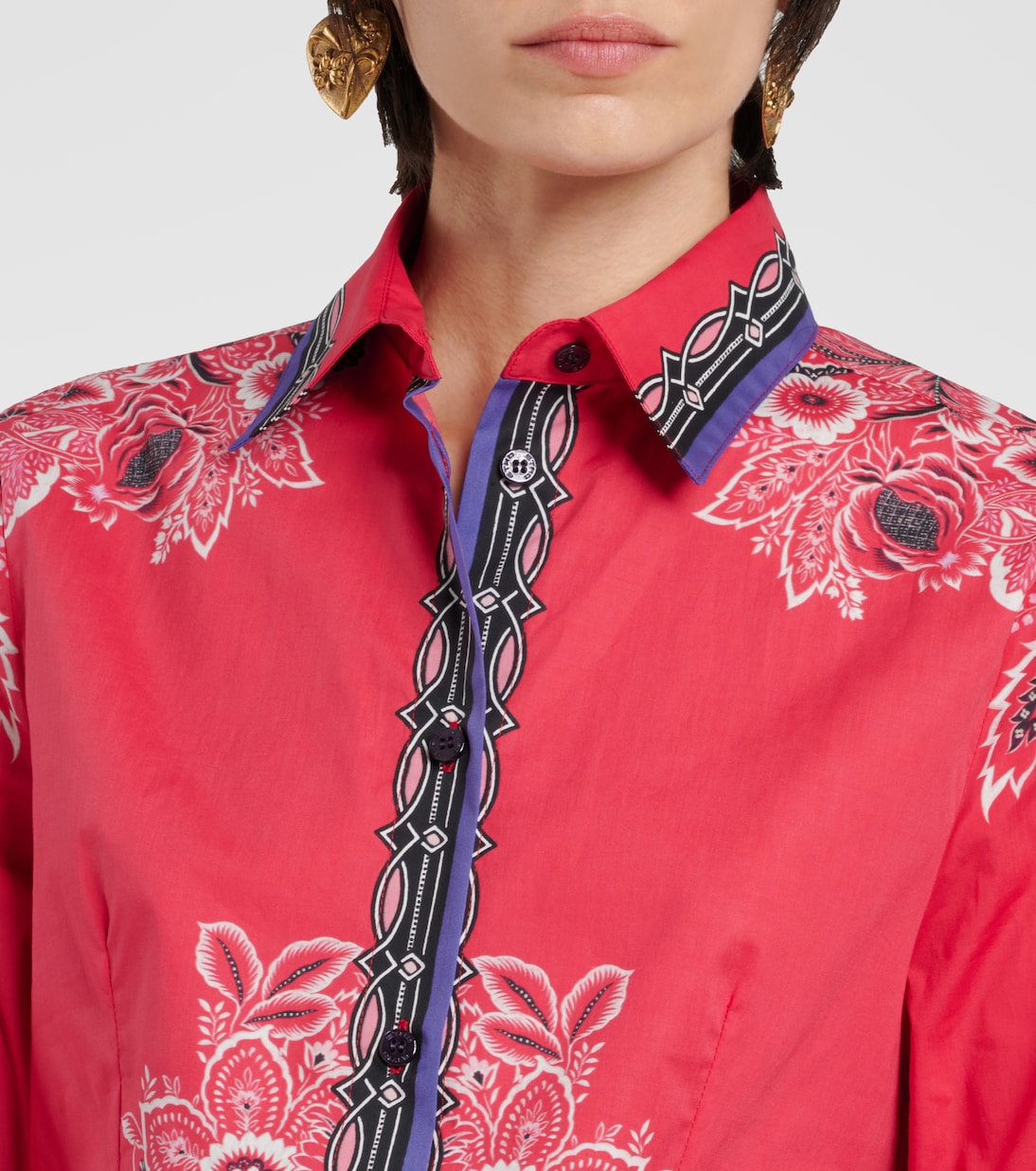 Bedrucktes Hemd aus einem Baumwollgemisch | Etro