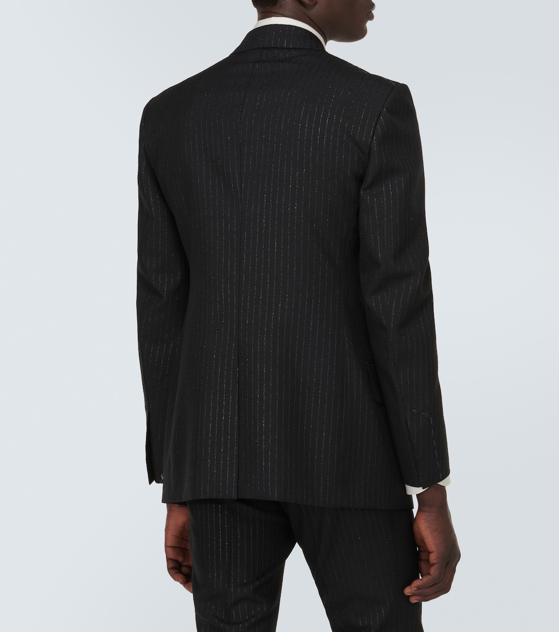 Atticus striped mohair-blend jacquard blazer | Tom Ford