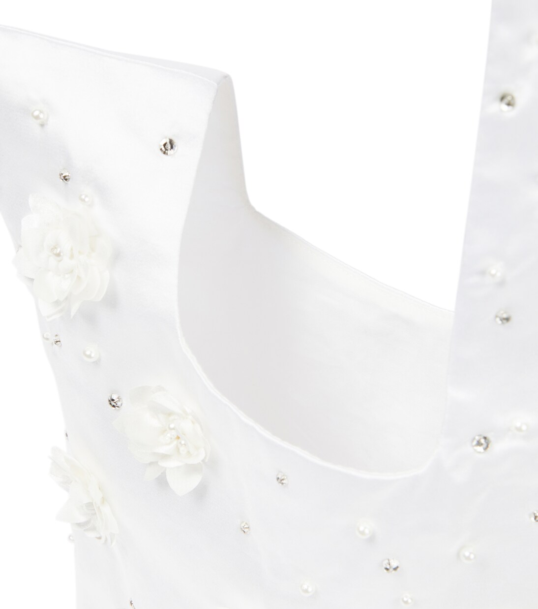 Assemblage embellished silk satin clutch | Tutu Du Monde