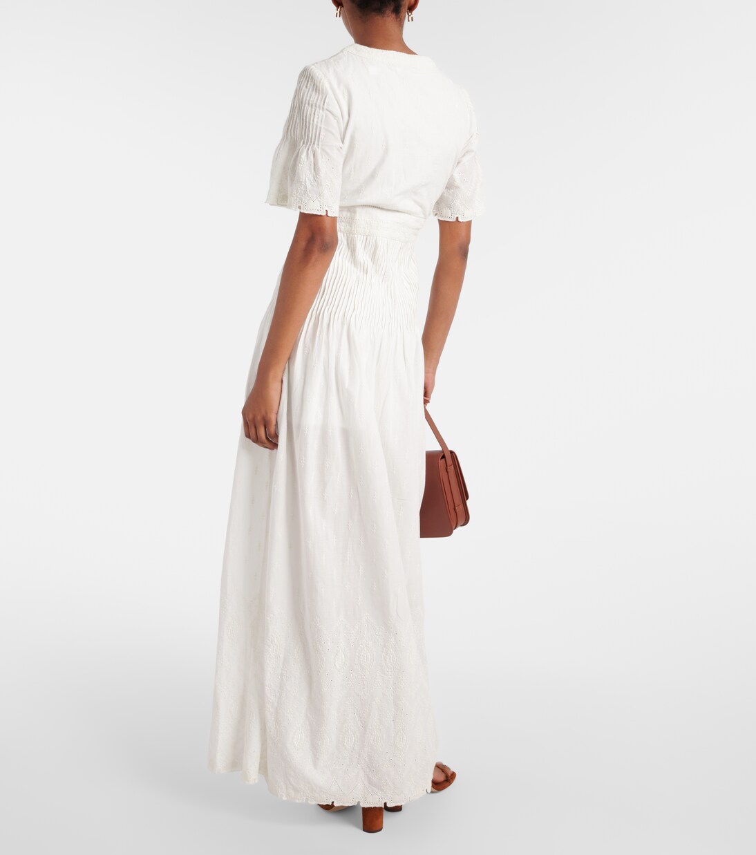 Besticktes Maxikleid Arushi aus Baumwolle | Veronica Beard