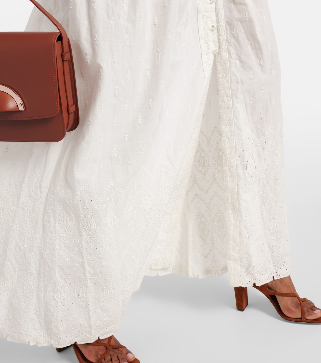 Besticktes Maxikleid Arushi aus Baumwolle | Veronica Beard