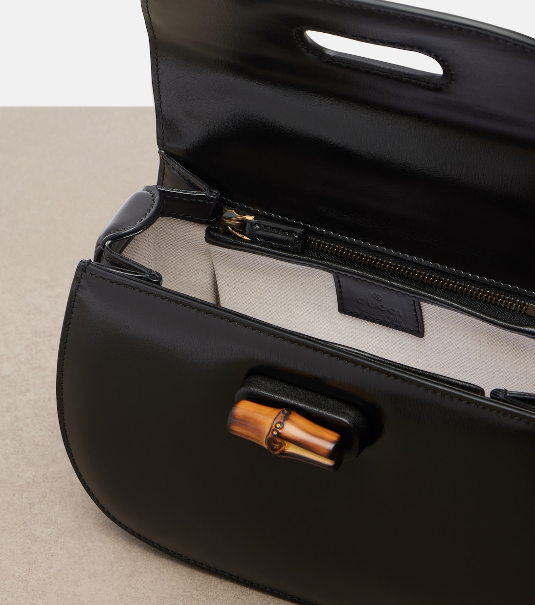 Gucci Bamboo 1947 Small leather top-handle bag | Gucci