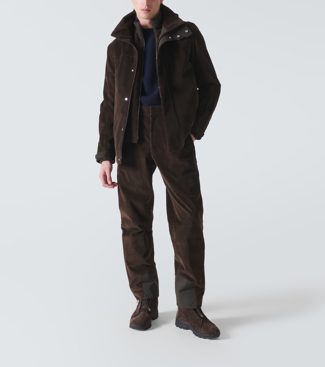 Triple Stitch suede high-top sneakers | Zegna