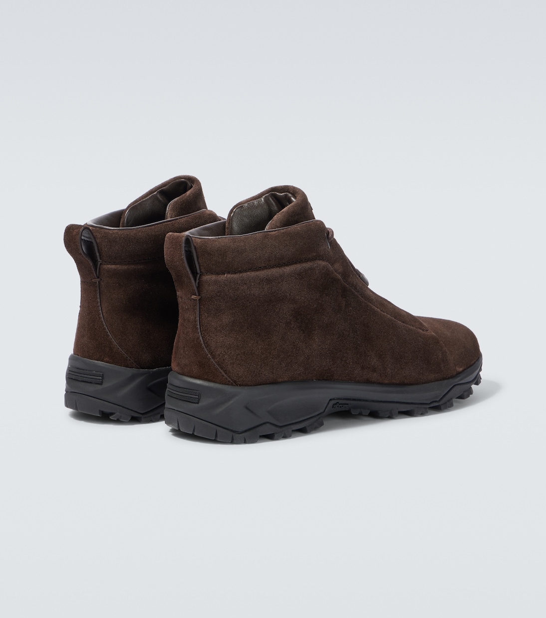 Triple Stitch suede high-top sneakers | Zegna