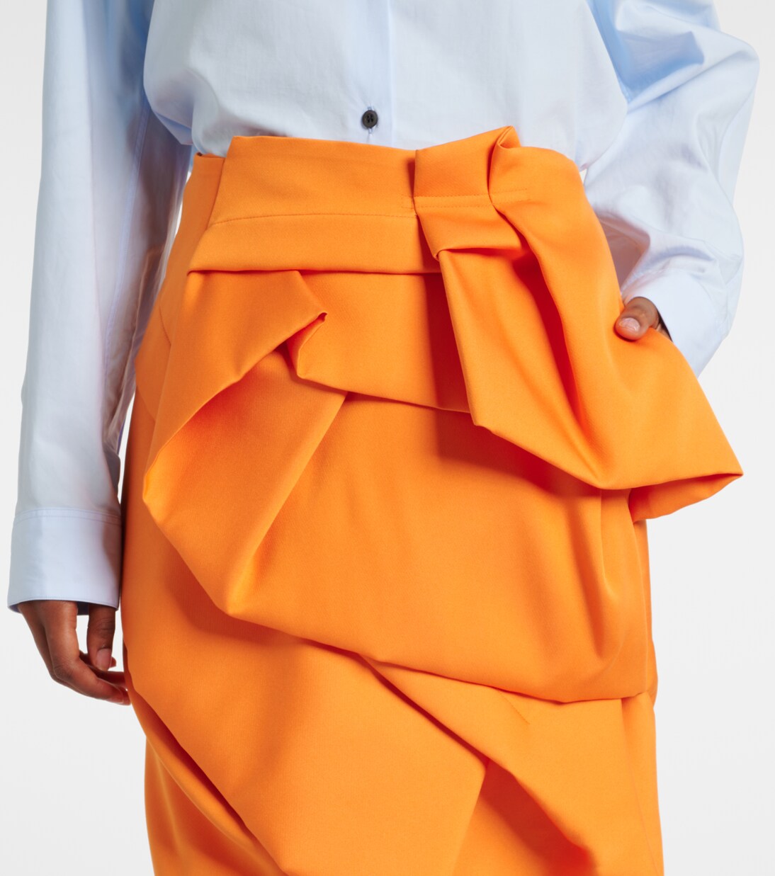 Midirock aus Satin | Dries Van Noten