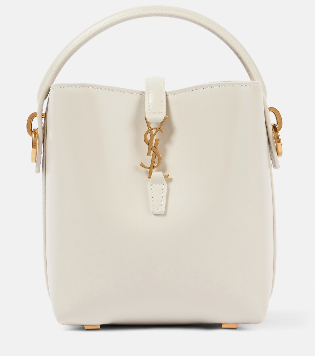 Le 37 Mini leather bucket bag | Saint Laurent